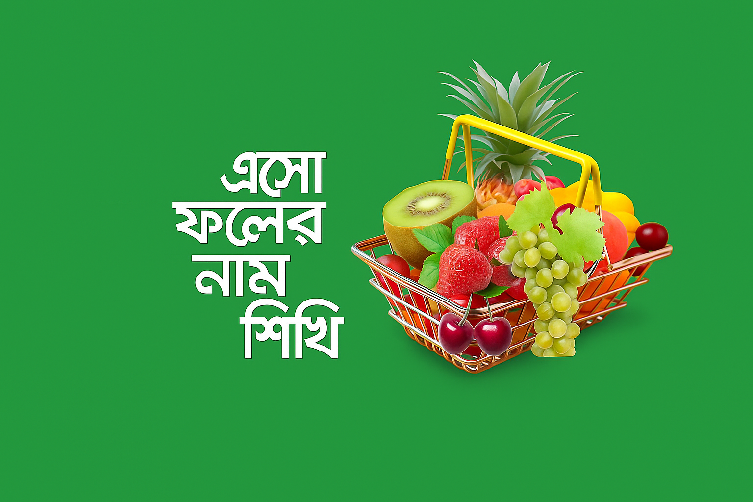 ফলের নাম শিখি (পর্ব ৩) - Learn the Names of Fruits (Part 3)
