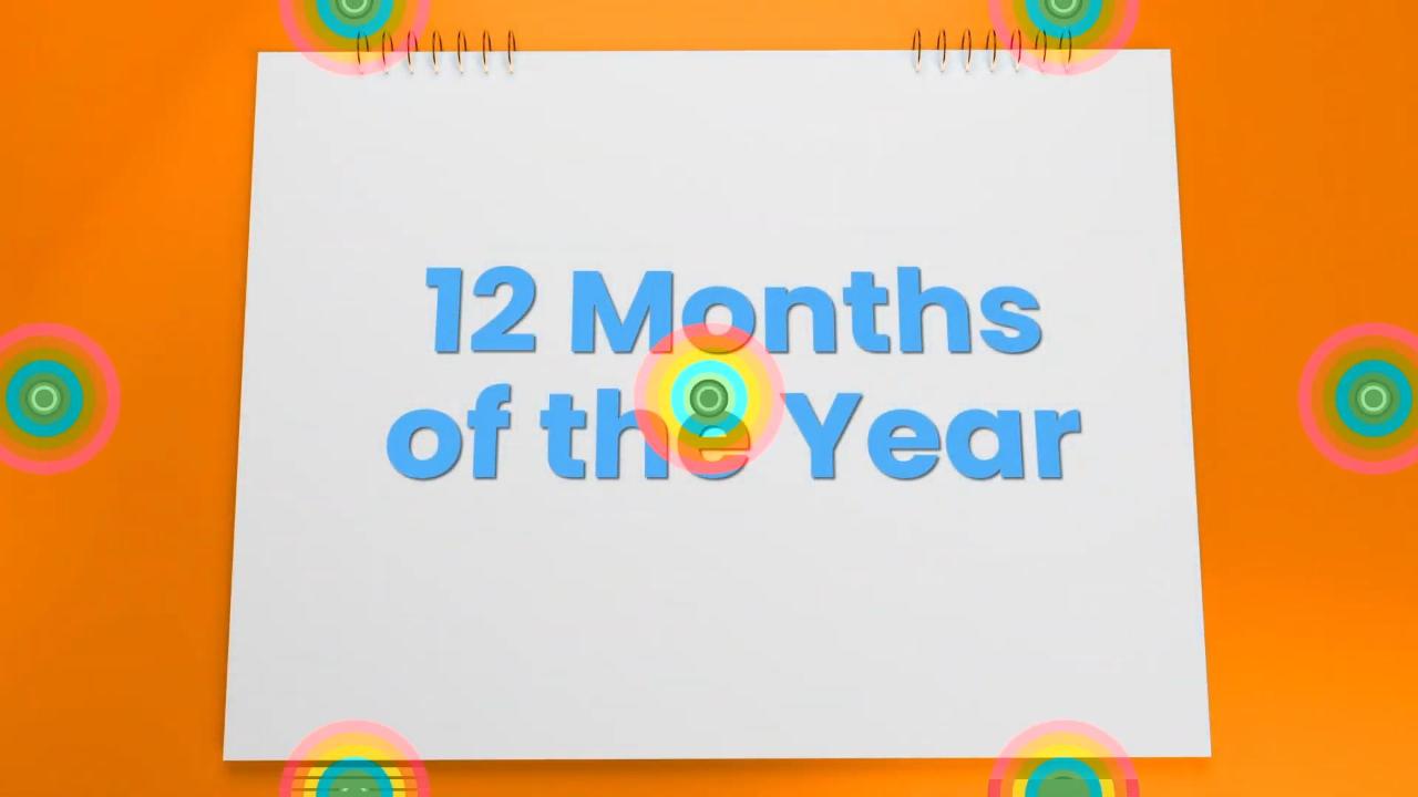 ইংরেজি ১২ মাসের নাম শিখি - Learn English Months Name